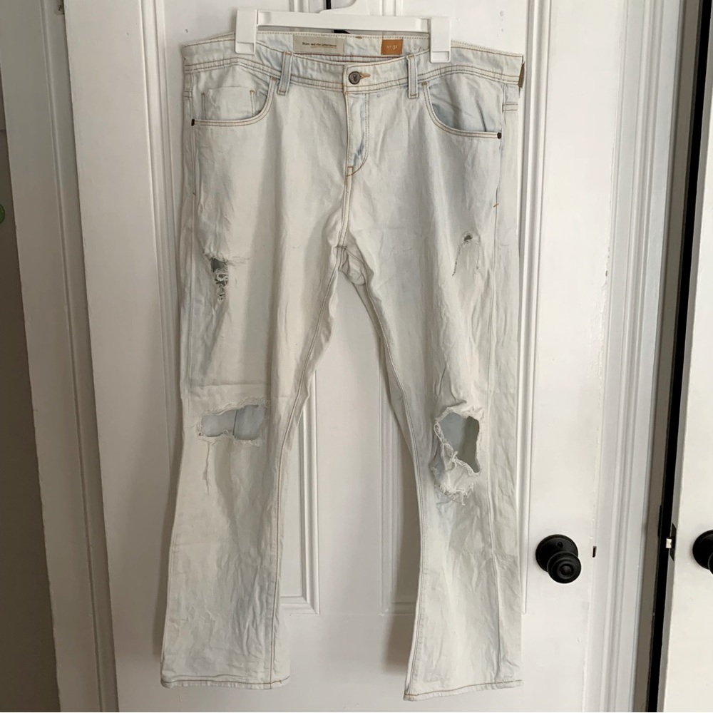 Anthropologie No. 31 Pilcro & Letterpress Hyphen Distressed Jeans